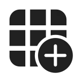 Table Add SVG Icon